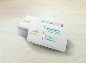 Визитка «Альготек: руководитель направления» — фото 2