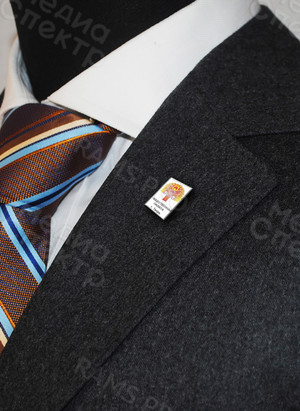 Значок с логотипом «Общественная палата г. Тверь» — фото 1