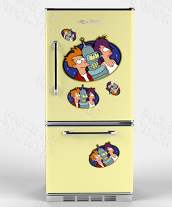 Фигурный магнит «Futurama» — фото