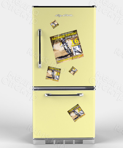 Магнит акриловый 65х65см «Лесные тропы Атом 2016» — фото