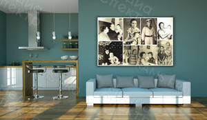 Фотокартина-коллаж на холсте 60х40см «Наша семья» — фото 2