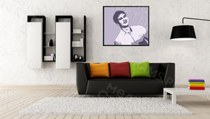 Фотокартина-портрет на холсте 50х40см в стиле поп-арт — фото 1