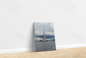 Фотокартина на холсте 50х77см «Колокольня г. Калязин» — фото 3