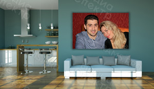 Фотокартина на холсте 80х60см «Наш портрет» — фото 1