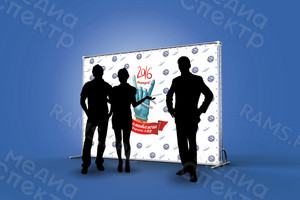 Press Wall 3х2.2м на выпускной вечер «Стоматологи 2016» — фото 2