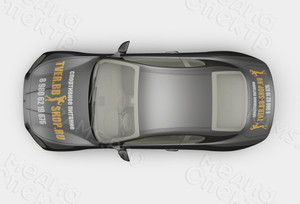 Наклейки на кузов авто-брендирование автомобилей:«Спортивное питание» — фото 2