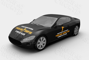 Наклейки на кузов авто-брендирование автомобилей:«Спортивное питание» — фото 1