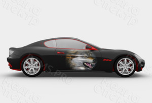 Наклейки на кузов авто «Волк» — фото 1