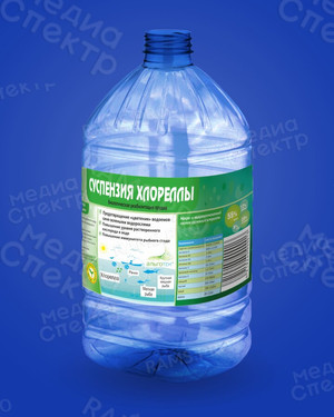 Этикетки на тару 1 литр, 5 литров «Суспензия хлореллы» — фото 2