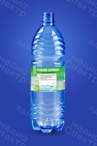 Этикетки на тару 1 литр, 5 литров «Суспензия хлореллы» — фото