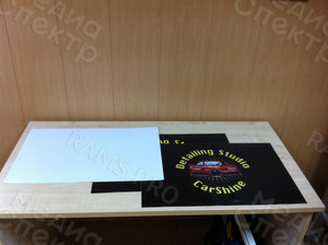 Плакаты 60х38см с логотипом автостудии «CarShine» — фото 2