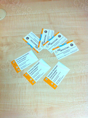 Визитка для управляющего компанией «ЕХП-ЭКОСПАС» — фото 2