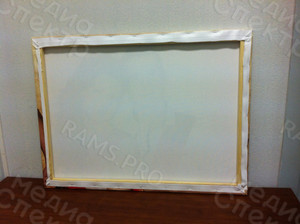 Фотокартина на холсте 80х60см «Свидетели-молодожены» — фото 4