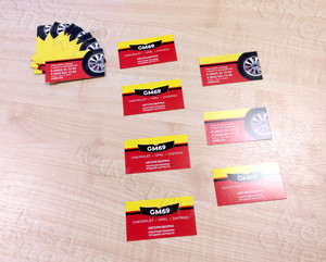 Визитки для авторазборки «GM69» — фото 1