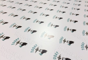 Наклейки 30мм на стаканчики для кофе «TODAY» — фото 5