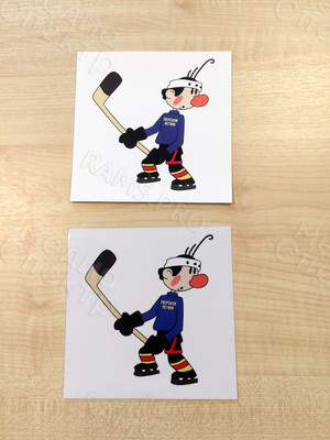Наклейки на автомашину «Хоккеист» — фото 1