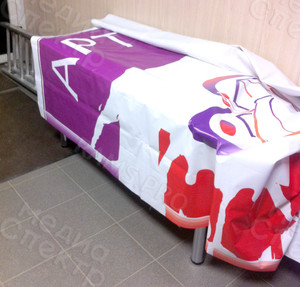 Баннеры 6х3м на щиты автотрассы М10 «Пленэр на Академичке» — фото 3