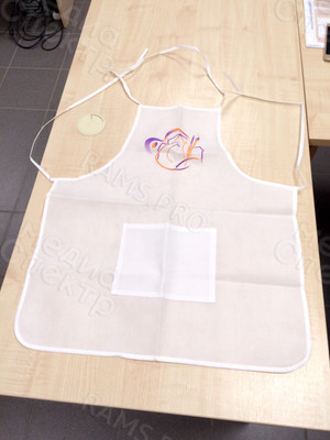 Фартук из нетканого материала 58х59см с логотипом «Пленэр на Академичке» — фото 1