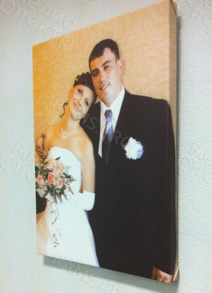 Фотокартина на холсте 30х40см «День свадьбы» — фото 2