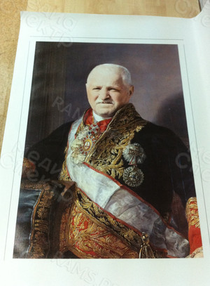 Фотокартина-монтаж на холсте в багете 40х60см «Генерал» — фото 1