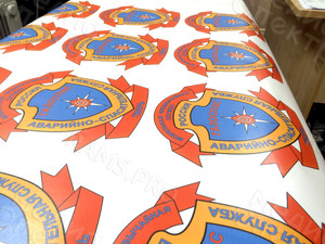 Наклейки 22х24см с логотипом-товарным знаком «Газоспас» — фото 2