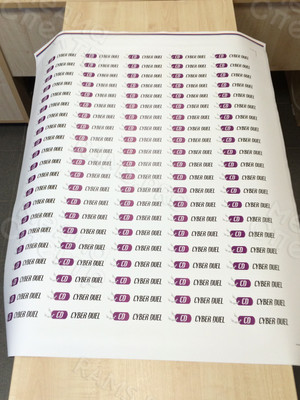 Наклейки 14х4см «Cyber Duel» — фото 4