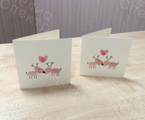 Открытка 15х15см «Барашки» — фото 2