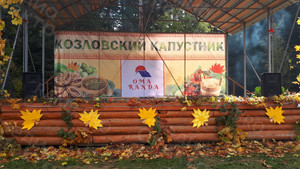 Баннер-задник для сцены 8х3м «Козловский капустник» — фото 1