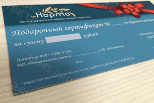 Сертификат для медицинского центра ЗОЖ «Норма» — фото 6