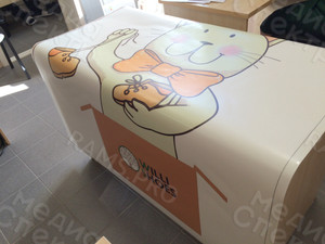 Наклейка на витрину обувного магазина «WILLI SHOES» — фото 2