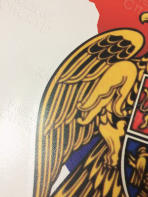 Наклейка фигурная 40х40см на кузов автомобиля «Герб Армении» — фото 4