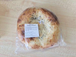 Термоэтикетка 58х60мм на упаковку «Лепешка тандырная» — фото 2