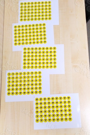 Наклейки-ценники на упаковки формы ЭЛЛИПС и КРУГ — фото 2