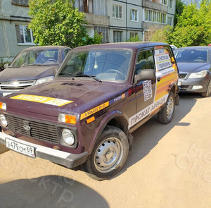 Брендирование-оклейка Нива LADA (ВАЗ) 2121 (4x4) «KVAD69» вариант дизайна №2 — фото 2