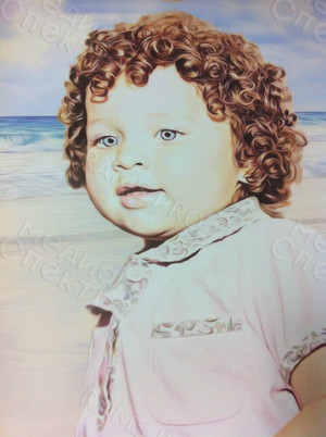 Холст «Ребёнок» 60х60см — фото 2