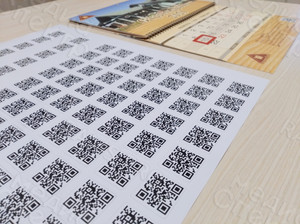 Наклейки с QR-кодом на календарь СтроимДоМ 2021 — фото 3