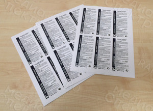 Наклейки-этикетки 64х146мм «Кожный антисептик» — фото 2