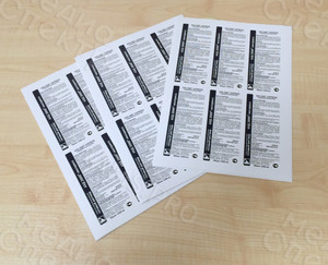 Наклейки-этикетки 64х146мм «Кожный антисептик» — фото 1