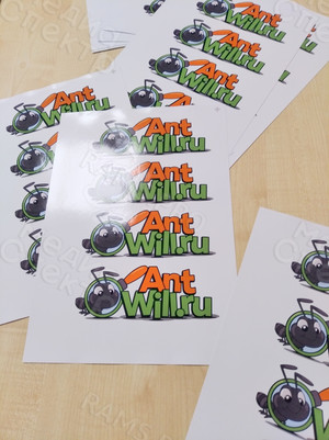 Стикеры на упаковки товаров бренда «АнтВилл» — фото 1