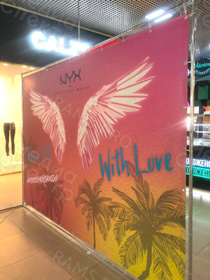 Press Wall 3х2.2м «NYX MAKEUP» — фото 5