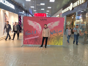 Press Wall 3х2.2м «NYX MAKEUP» — фото 1