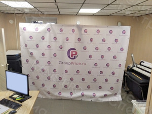 Press Wall 3х2.2м для интернет-магазина GroupPrice.ru — фото 4