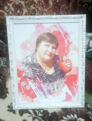 Фотокартина в стиле поп-арт на холсте в багете 40х50см «Портрет Ирины» — фото 1