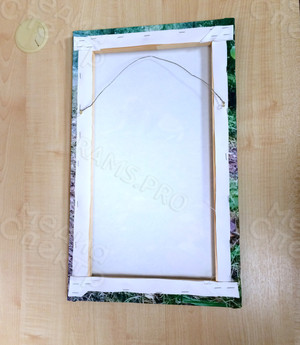 Фотокартина на холсте 30х50см «Собака и три гриба» — фото 6