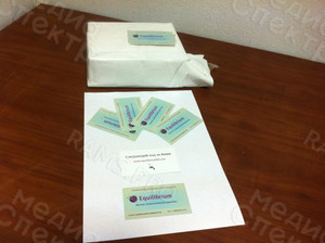 Визитки 90х50мм «Equilibrium» массаж — фото 3