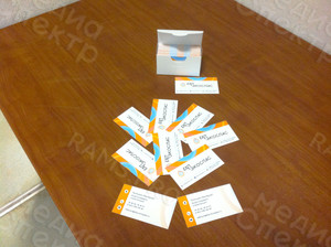 Визитки для сотрудников компании «ЕХП-ЭКОПАС» — фото 2