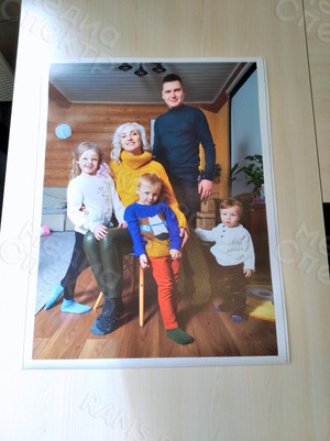 Фотокартина на холсте с подрамником 50х70см «Семья» — фото 3