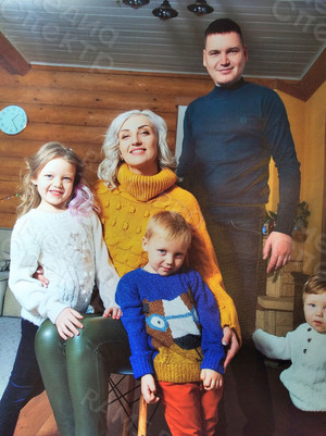 Фотокартина на холсте с подрамником 50х70см «Семья» — фото 1