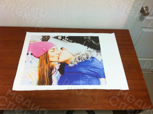 Фотокартина на холсте 50х40см «Поцелуй» — фото 2