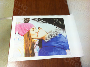 Фотокартина на холсте 50х40см «Поцелуй» — фото 4